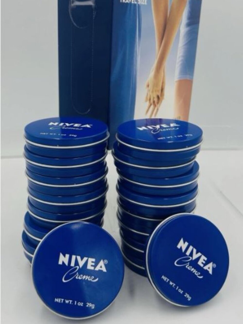 NIVEA Creme Moisturizing Cream Travel Size 1 oz Each – Lot of 18 (Total 18 oz)